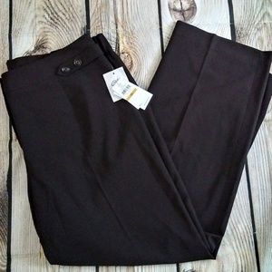 Chaus Womens 16W Brown Work Career Pants